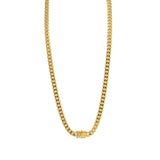 Miami Cuban Chain SMC 8mm Width,  Long Box Locker-14mm width 5mm thick