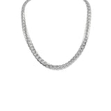 Stainless Steel 6mm and 8mm Width Flat Snake Chain-Gold or Silver Color-SNKC