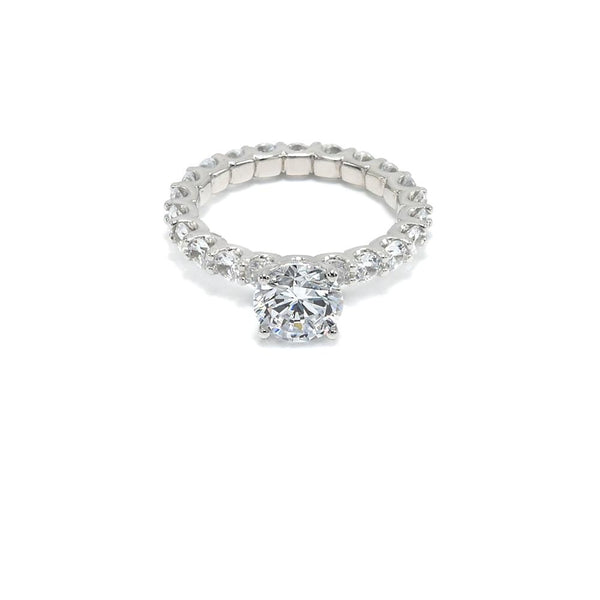 STRW-459, Women 925 Sterling Silver Engagement Ring